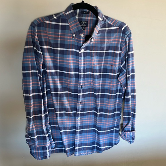 J crew Oxford men’s small button down shirt slim fit - Picture 1 of 4